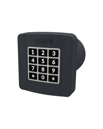 Проводная встраиваемая кодонаборная клавиатура Came 806SL-0290 - SELT2BDG, подключаемая к шине CXN, 12 кнопок, синяя подсветка, RAL7024 в Балашихе Запчасти для шлагбаумов и автоматики Pintop.ru
