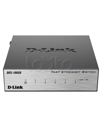 Коммутатор 5-портовый D-Link DES-1005D/O2B в Балашихе Коммутаторы Pintop.ru