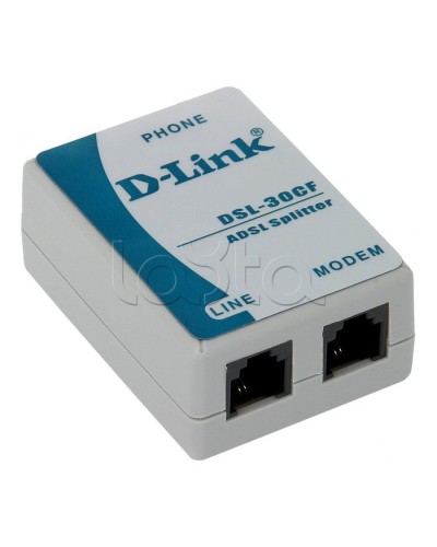 Сплиттер ADSL D-Link DSL-30CF/RS в Балашихе Маршрутизаторы, Роутеры и Точки Доступа Pintop.ru