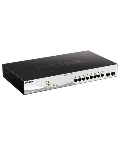 Коммутатор 8 портовый D-Link DGS-1210-10MP/F1A в Балашихе Коммутаторы Pintop.ru