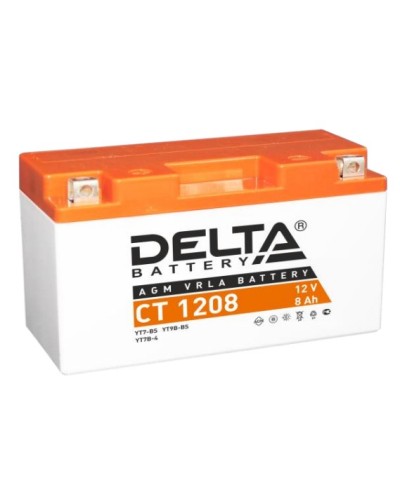 Аккумулятор АКБ 12 - 8 Delta CT 1208 в Балашихе Электротехническое оборудование Pintop.ru