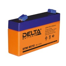 Аккумулятор свинцово-кислотный Delta DTM 6012