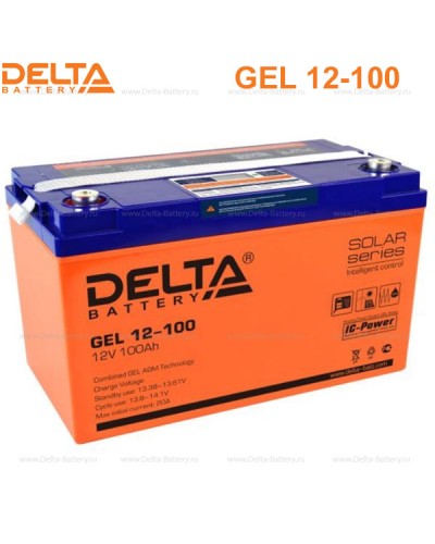 Аккумулятор свинцово-кислотный Delta GEL 12-100 в Балашихе Электротехническое оборудование Pintop.ru