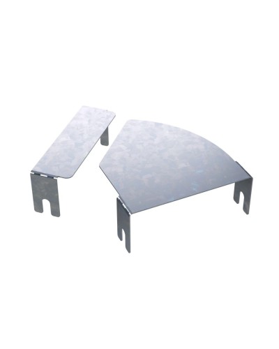 Крышка на горизонтальный изменяемый угол СРО 0-45град. 100, 1,2 мм DKC (SKVN100) в Балашихе Аксессуары для лотков Pintop.ru