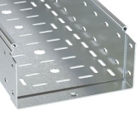 Лоток перфорированный 100х100 L 3000 толщ. 1,2 мм, цинк-ламельный DKC (3534112ZL)