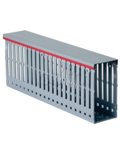 Короб перфорированный, серый RL12 40x100 мм DKC 00161RL в Балашихе Кабельные лотки Pintop.ru
