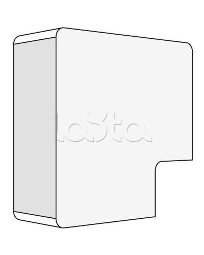 Угол плоский для миниканалов TMC AMP 50x20 DKC 00654 в Балашихе Аксессуары для кабель-канала Pintop.ru