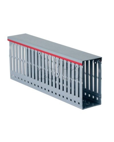 Короб перфорированный, серый RL6 100x60 мм DKC 01140RL в Балашихе Кабельные лотки Pintop.ru