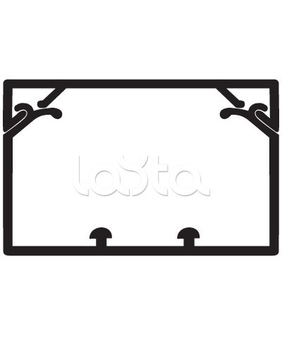 Кабель-канал 80x40 с крышкой с направляющими для установки разделителей TA-GN DKC 01781 в Балашихе Кабель-канал Pintop.ru