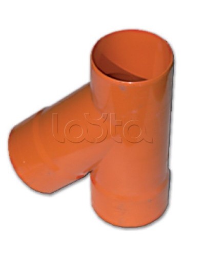 Тройник для двустенных труб одного диаметра ф63мм, 45°, полипропилен DKC 019063 в Балашихе Повороты, муфты, тройники Pintop.ru