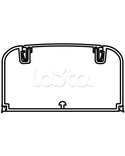 Кабель-канал с фронтальной крышкой 90x50 мм DKC 09501 в Балашихе Кабель-канал Pintop.ru