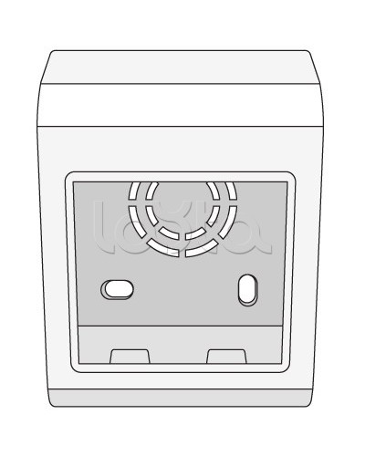 Коробка монтажная под 2 модуля VIVA PDD DKC 10033 в Балашихе Аксессуары для кабель-канала Pintop.ru