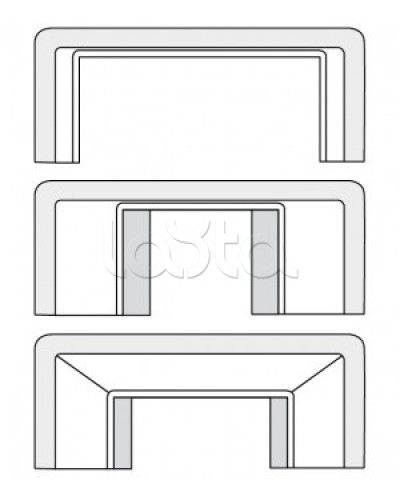 Набор адаптеров для миниканалов DKC 10133 в Балашихе Аксессуары для кабель-канала Pintop.ru