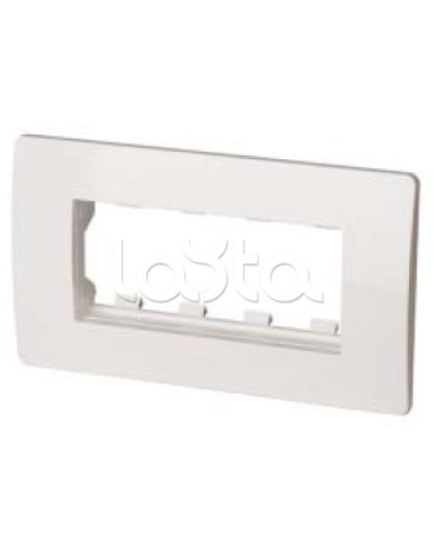 Каркас в сборе с рамкой под 4 модуля VIVA (для монтажа ЭУИ в коробки код 10143) DKC 10245 в Балашихе Аксессуары для кабель-канала Pintop.ru