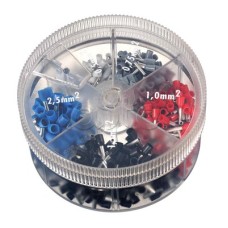 Контейнер наконечников-гильз с изолир.фланцем 0,75 кв.мм серый 1 упаковка - 1000 шт DKC 2ARTD10075