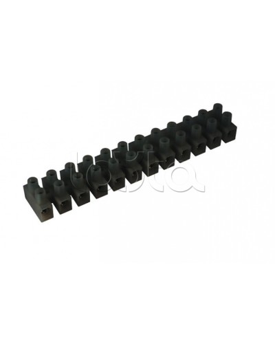 Клеммник полипропиленовый черный 12р 6 кв.мм DKC 43312PL/R в Балашихе Клеммные колодки Pintop.ru