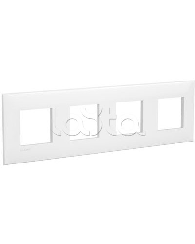 Рамка ARTLEBEDEV Белое облако Avanti, 8 мод. DKC 4400908 в Балашихе Аксессуары для стоек и шкафов Pintop.ru