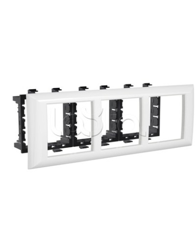 Рамка-суппорт Avanti белый для In-liner Front, 6 мод. DKC 4400916 в Балашихе Аксессуары для лотков Pintop.ru