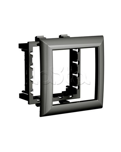 Рамка-суппорт Avanti черный для In-liner Front, 4 мод. DKC 4402914 в Балашихе Аксессуары для лотков Pintop.ru