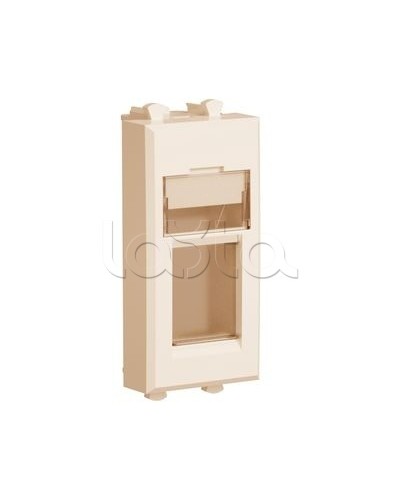 Адаптер для Keystone Ванильная дымка Avanti, 1 мод DKC 4405201 в Балашихе Аксессуары для стоек и шкафов Pintop.ru