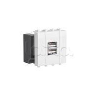 Устройство зарядное "Ванильная дымка", "Avanti", 2.1А, 2 мод. DKC 4405542