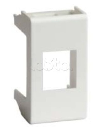 Адаптер для информационных разъемов AVAYA-SYSTIMAX, «Viva», 1 мод., белый DKC 45006 в Балашихе Аксессуары для стоек и шкафов Pintop.ru