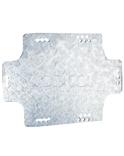 Монтажная пластина из оцинк. стали 206х164х1,5мм, для коробок 240х190мм DKC 59607 в Балашихе Крепежные изделия Pintop.ru