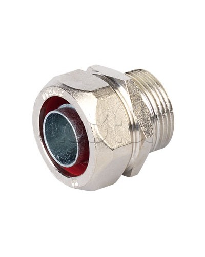 Муфта металлорукав-коробка DN 26,М25х1,5 наружная резьба DKC 6014-2527 в Балашихе Повороты, муфты, тройники Pintop.ru