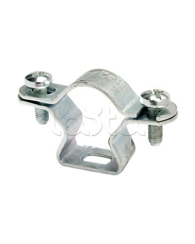 Стальной хомут 40-1 1/4 мм, оцинкованная сталь DKC 6040-38 в Балашихе Крепеж Pintop.ru