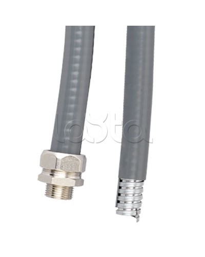 Металлорукав DN 20мм в гладкой EVA изоляции, Dвн 20,5 мм, Dнар 27,0, IP66, 50 м, цвет серый DKC 607E022 в Балашихе Металлорукав Pintop.ru