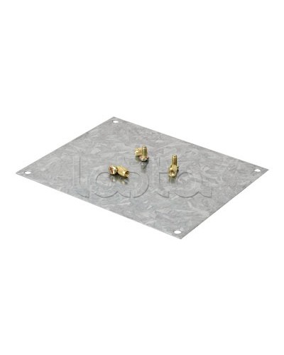 Монтажная пластина из оцинк. стали 133х109 мм, для коробок 154х129 мм DKC (653012) в Балашихе Распределительные коробки Pintop.ru