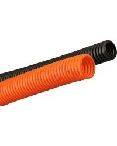 Труба гофрированная ПНД 20 мм без зонда тяжёлая цвет оранжевый DKC 70520 в Балашихе Труба гофрированная Pintop.ru