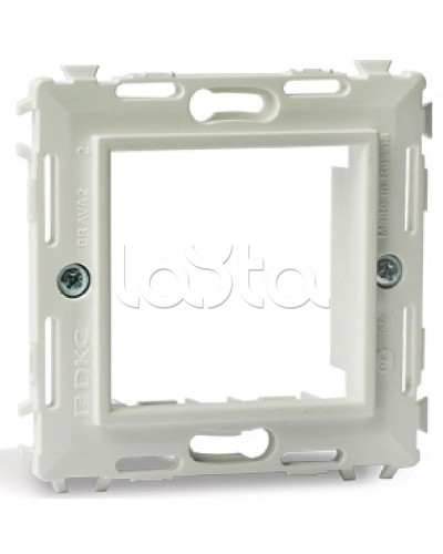 Каркас на 2 модуля (одноместный), слоновая кость DKC 75020SL в Балашихе Аксессуары для кабель-канала Pintop.ru