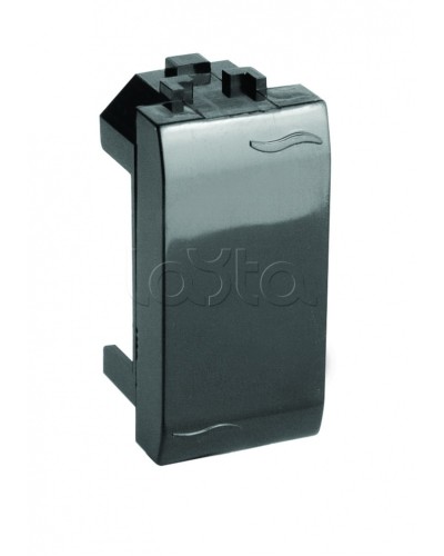 Заглушка чёрная на 1 мод DKC 77616N в Балашихе Аксессуары для кабель-канала Pintop.ru