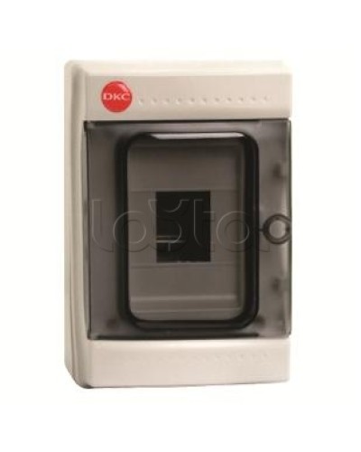 Щиток настенный с дверцей, 4 модуля, IP65, цвет серый DKC 85604 в Балашихе Боксы для автоматов Pintop.ru