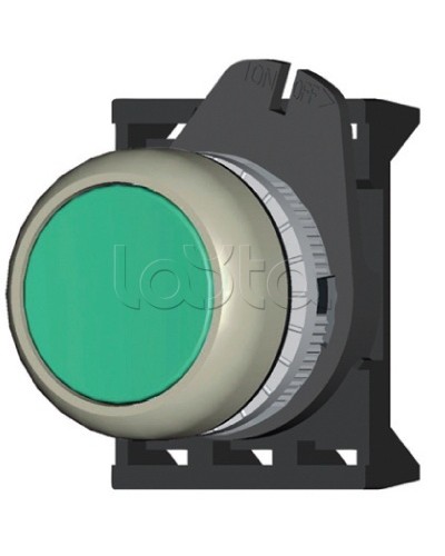 Кнопка плоская прозрачная с фиксацией, зеленая DKC ABDLM2 в Балашихе Аксессуары для стоек и шкафов Pintop.ru