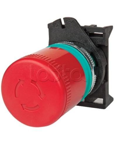 Кнопка аварийная грибовидная поворотная д.40 DKC ABHT1C4N в Балашихе Крепежные изделия Pintop.ru