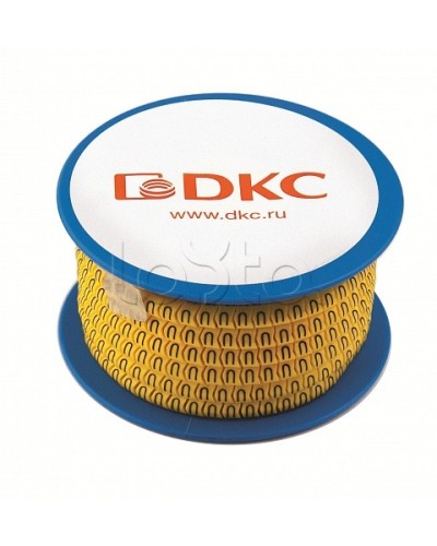 Колечко маркировочное N, 1,3-2,5мм. черное на желтом DKC AZO2NNBY в Балашихе Аксессуары для кабель-канала Pintop.ru