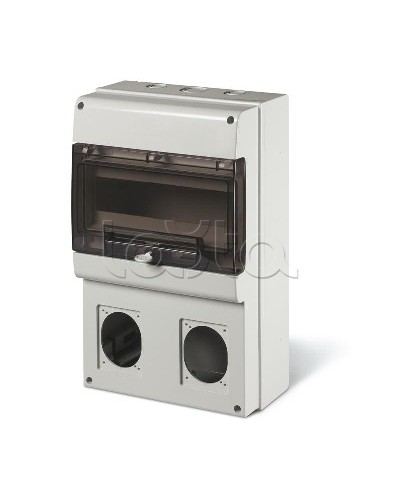 Корпус на 12 модулей и 2 поста с основанием 70х87 мм. Тип M400 DKC DIS6723300 в Балашихе Аксессуары для стоек и шкафов Pintop.ru