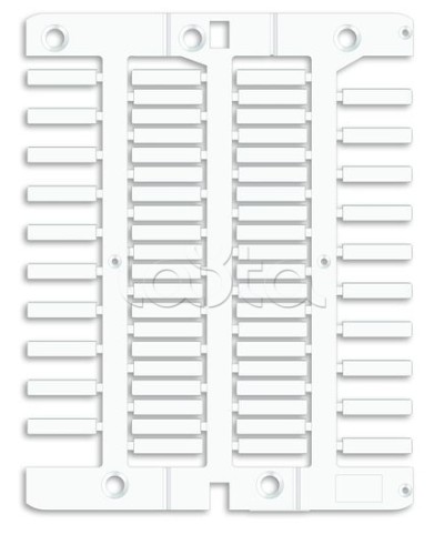 Маркировка для провода, жесткая, для трубочек. 4х18мм. Белая DKC NUT18 в Балашихе Крепежные изделия Pintop.ru
