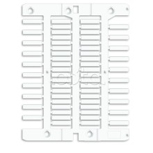 Маркировка для провода, жесткая, для трубочек. 4х23мм. Белая DKC NUT23