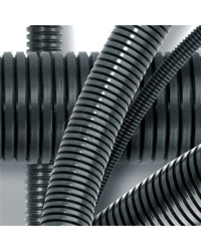 Труба гофрированная DN17мм, ПВ-2, д. вн. 16,8 мм, д. нар. 21,2 мм, полиамид 6 DKC (PA601721F2) в Балашихе Труба гофрированная Pintop.ru