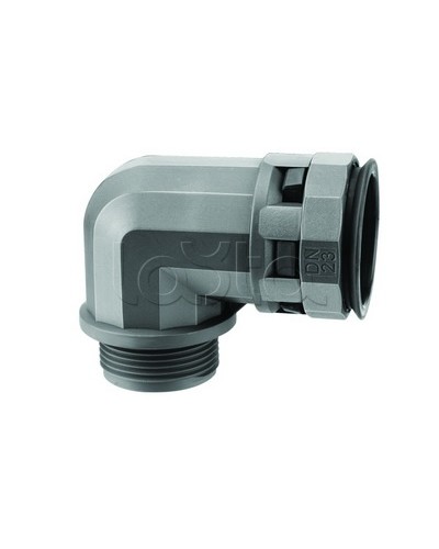 Муфта 90 грд. труба-коробка DN 12 мм, М20х1,5, полиамид, цвет черный DKC PAN12M20N в Балашихе Повороты, муфты, тройники Pintop.ru