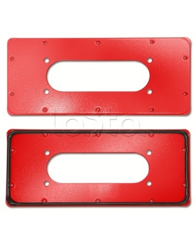 Фланец красный для ST с перф. Тип 3 DKC R5FPST01-RAL3000 в Балашихе Аксессуары для стоек и шкафов Pintop.ru