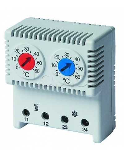 Термостат сдвоенный DKC (R5THRV13) в Балашихе Аксессуары для стоек и шкафов Pintop.ru