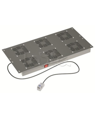 Потолочный вентиляторный модуль, с термостатом 6 вент. для крыши Ш= 600мм DKC R5VSIT6006FT в Балашихе Вентиляторные модули Pintop.ru