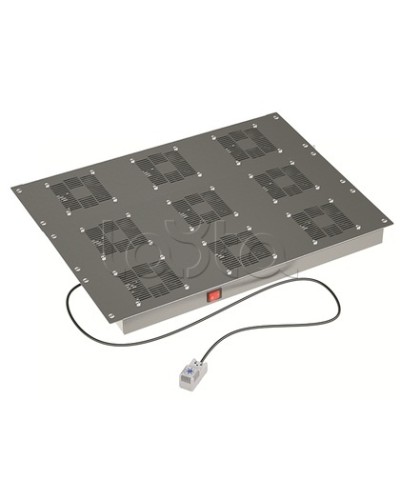 Потолочный вентиляторный модуль, с термостатом 9 вент. для крыши Ш=800мм DKC R5VSIT8009FT в Балашихе Вентиляторные модули Pintop.ru