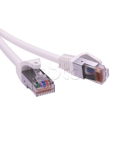 Патч-корд экранированный CAT6 F/UTP 4х2, LSZH, белый, 7м DKC RN6FU4570WH в Балашихе Патчкорды (медные) Pintop.ru