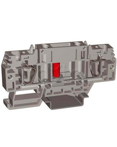 Зажим HSCB.4GR, тестовый с разъединителем, серый , 4 кв.мм DKC ZHB100GR в Балашихе Держатели, клипсы, скобы Pintop.ru