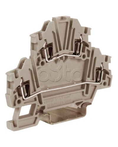 Зажим, серый, 1,5 кв.мм DKC ZHD200GR-RET в Балашихе Держатели, клипсы, скобы Pintop.ru